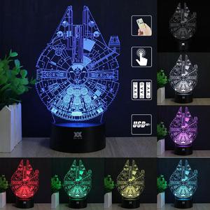 Lampara LED Star Wars Alcon Milenium / Control remoto