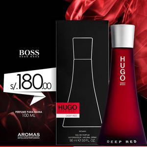 Perfume Hugo Boss Deep Red 90ml Original Sellado con
