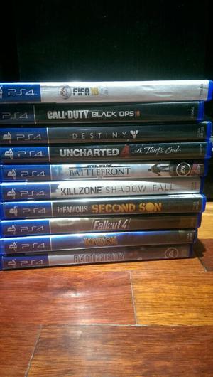 10 Juegos de Playstation 4