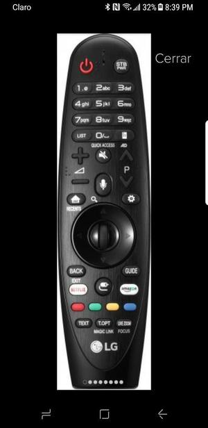 Control Remoto Tv Lg Mod. Mr650a