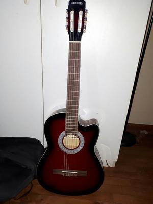 Guitarra Acustica Roja