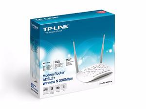 Router Módem Adsl2+ Inalámbrico 300mbps Td-wn Tp-link