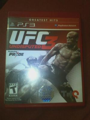 Ufc Undisputed 3 Ps3 Excelente Estado