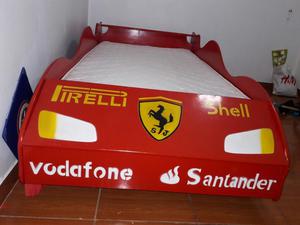 Cama Carro Ferrari madera