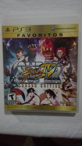 Juego Ps3 - Super Street Fighter 4 Arcade Edition - 9/10