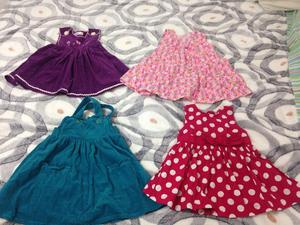 4 X Vestidos Bebé