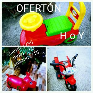 Carrito Moto Saltarin Bebe