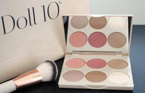 Paleta de contorno, rubor, bronzer e iluminador Doll 10