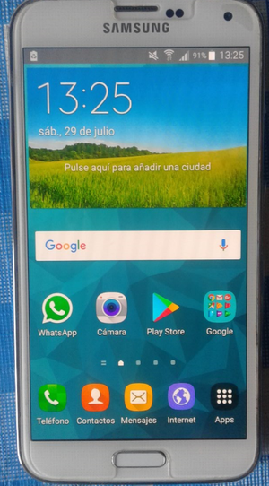 SAMSUNG S5 LIBERADO ORIGINAL EXCELENTE ESTADO 9.10