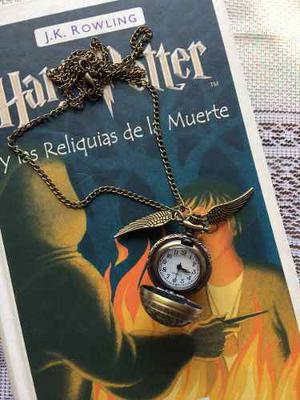 Snitch Dorada Harry Potter Collar-reloj