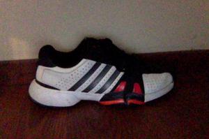 Zapatillas Adidas para tenis/ Blanco y negro/ Talla 10