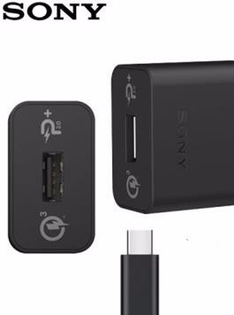 Cargador Sony Fast Charge Carga Rapida + Cable Tipo C Ucb20