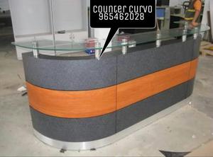 Counter Curvo en Mdf Fabrica