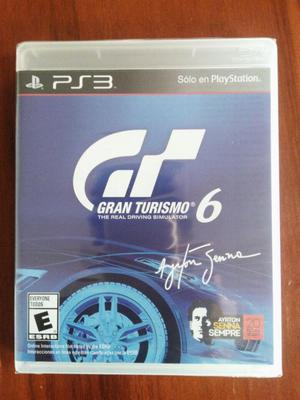 Gran Turismo 6 Nuevo Y Sellado Juego de PS3