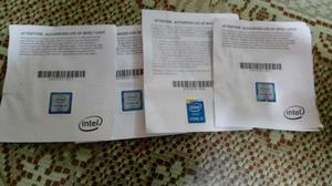 Stikers de Procesadores Intel