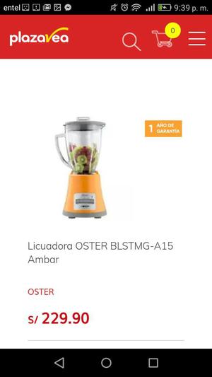 Licuadora Oster Nueva