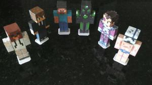 Minecraft Papercraft Muñecos Coleccionables