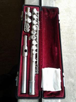 flauta transversa YAMAHA 411 sII de plata 925 PROFESIONAL