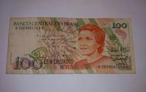 100 Cem Cruzados Novos Banco Central Do Brasil - Billete