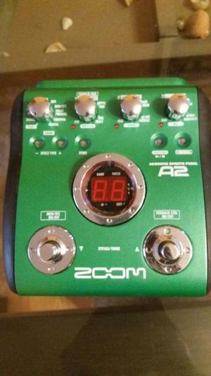 PEDALERA ZOOM A2 PARA GUITARRA ELECTRO ACÚSTICA