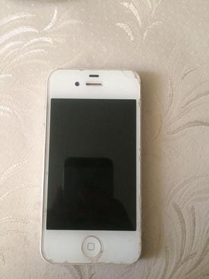 Se vende Iphone 4s blanco en buenas condiciones