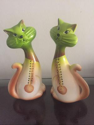 Adorno Ceramica Gatitos