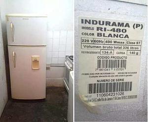 Refrigeradora Indurama - 2 Puertas