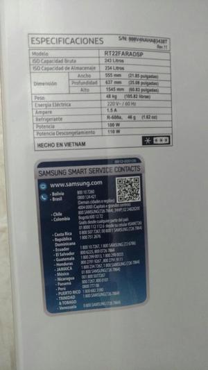 Refrigeradora Samsung Nueva Dn Caja