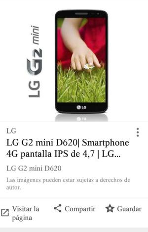 Celular Lg G2 Mini Camara de 13 Megapixe