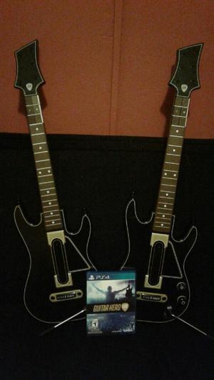 Guitar Hero Live Ps4 Con 2 Guitarras Inalambricas
