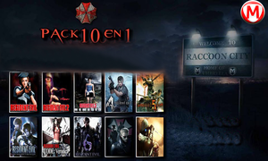OFERTA PACK RESIDENT EVIL 10 JUEGOS PS3