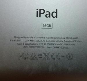 iPad 3, Color Blanco de 16 Gb
