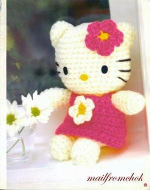 Hello Kitty Tejida a Crochet