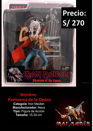 Iron Maiden Eddy The Phantom of the Opera colección