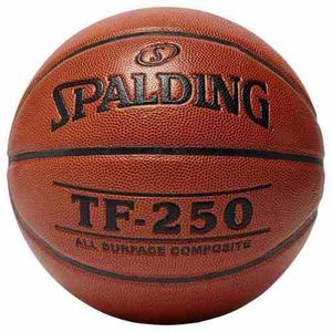 Pelota Balón Basquetbol Basket Spalding Tf-250 Cuero N° 7