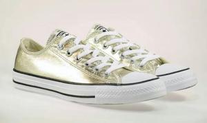 Converse Metalicas Doradas