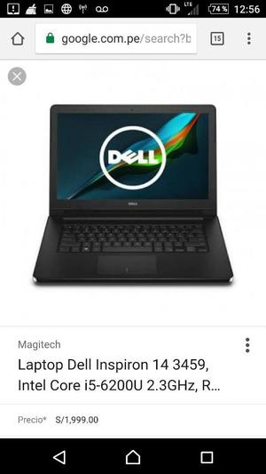 Lap Top Dell Core I5 Sexta Generacion