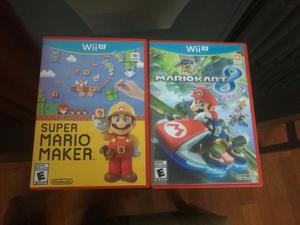 Mario Maker Y Mario Kart 8 Wii U