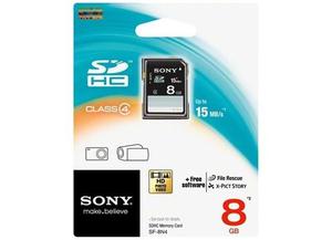Memoria Sd Hc Sony 8gb Clasefotos 15mb/s Original Hd