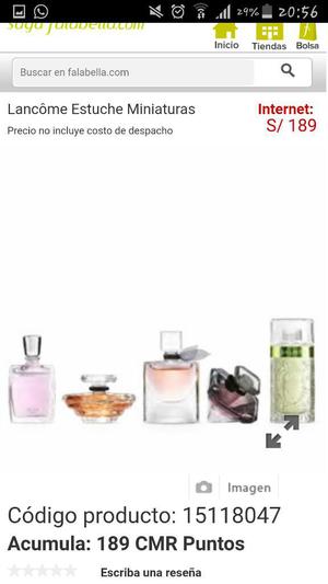 Miniaturas Lancome Perfumes