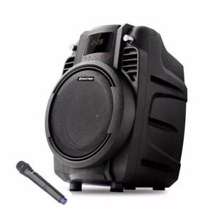Parlante Recargable Karaoke Bluetooth Maxtron Bazooka Isc