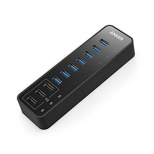 REMATO HUB ANKER 10 PUERTOS, USB 3.0, FAST CHARGE, ALTA