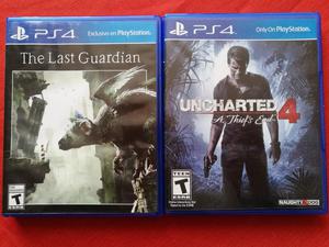 Uncharted 4 Y The Last Guardian Ps4