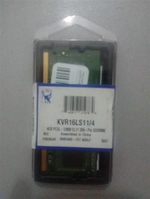 Memoria Ram DDR3 4 GB DDR3L, SODIMM, MHz NUEVA