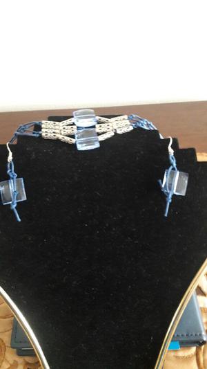 Pulsera Y Par de Aretes Casual