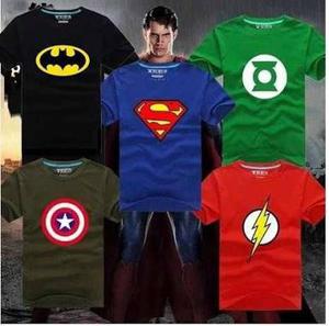 Polos Comics!! Batman Super Man Flash