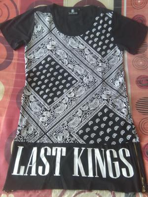 Polo color negro LAST KINGS T:S