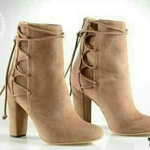 Zapatos Tacon Botin Mujer