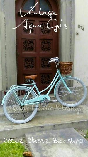 Bicicleta Paseo Retro Vintage Mujer Nuev
