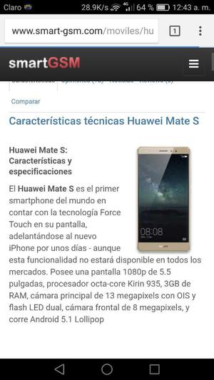 Huaweii Mate S 9/10
